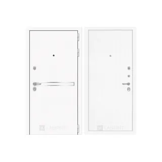 Входная дверь Labirint Лайн WHITE 07 Белое дерево
